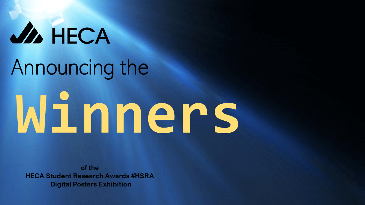 Winners of the HECA Student Research Awards 2023 #HRSA - The Higher ...